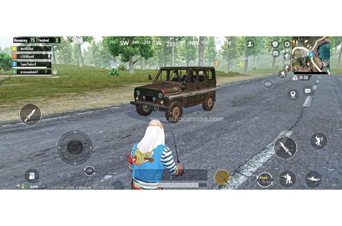 UAZ 469 Russian military SUV driven 